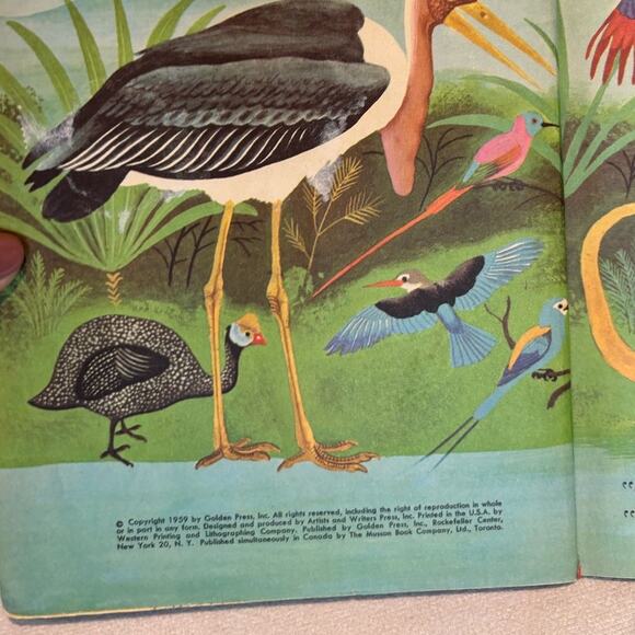 VTG 1st Ed 1959 "A" Little Golden Book, The Lion's Paw - Picture 3 of 7